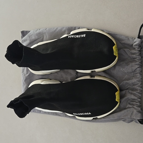 Balenciaga Men's Classic Black Sock Sneakers Size 8/ 41